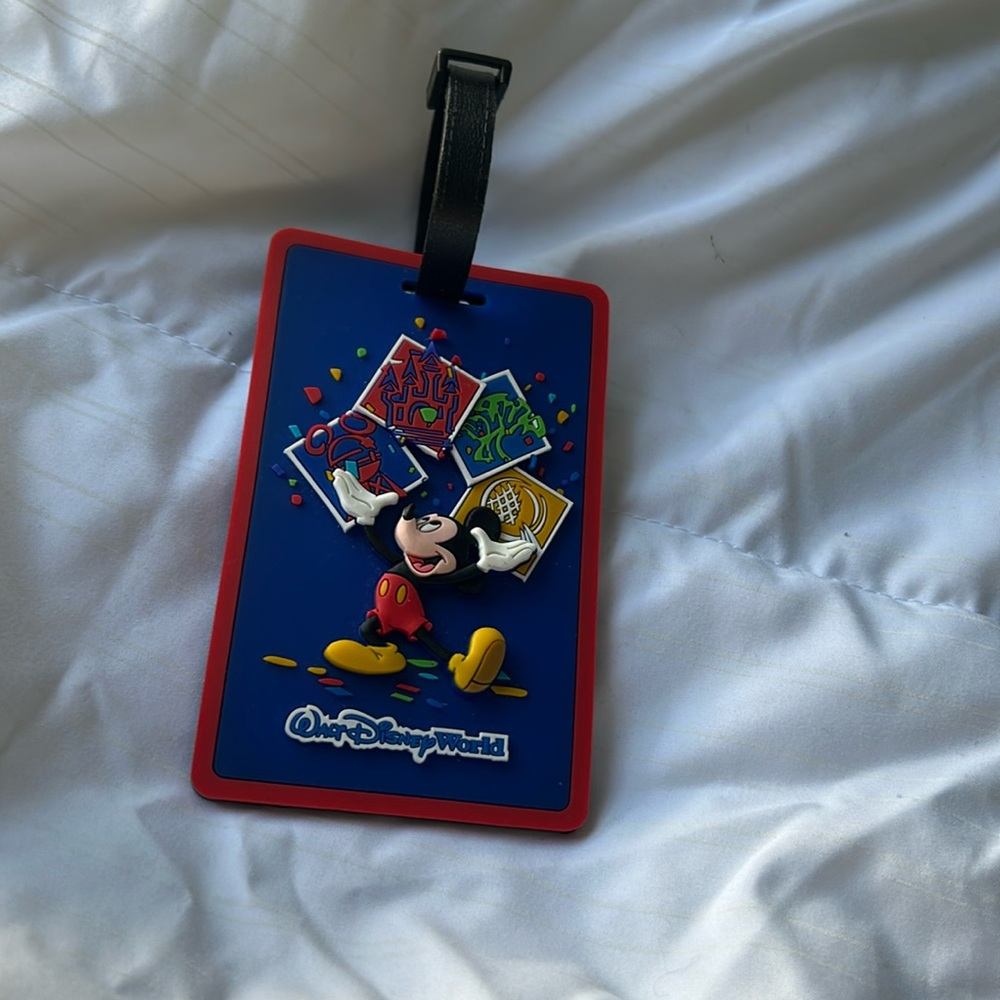 Disney Mickey Mouse luggage tag